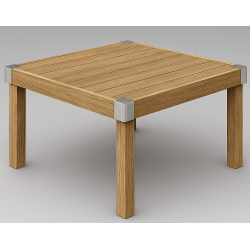 Bancale per serra WoodLine...