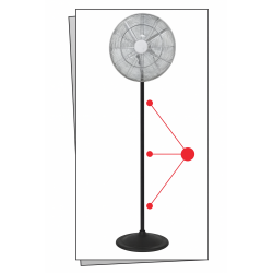 PIEDISTALLO PER VENTILATORE...